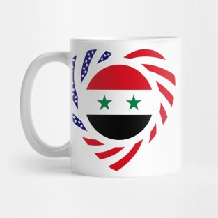 Syrian Multinational Patriot Flag Series (Heart) Mug